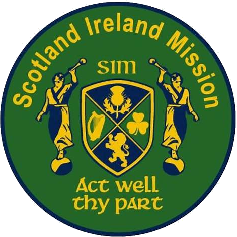Scotland Ireland Mission seal — Act well thy part